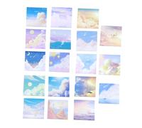 POPETPOP 18 pcs Notes Adhésives Portables Papier pour Planification Autocollantes Repositionnables Personnalisables pour Bureau et École Organiseurs Pratiques