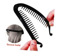 POPETPOP 18 pcs Pince Banane Vintage pour Cheveux Fins et Épais Accessoires Cheveux Femme Légeres et Durables Clips Peigne Confortables pour Queue de Cheval et Chignons