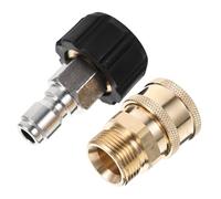 POPETPOP 1ensemble Adaptateur De Nettoyeur Haute Pression à Connecteur Rapide Laiton pour Nettoyage De Jardin Et Voiture
