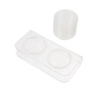 POPETPOP 1ensemble Bol Alimentaire Transparent pour Reptiles avec Support De Coupelles Réutilisables Mangeoire Multifonctionnelle Et Distributeur Eau pour Terrarium