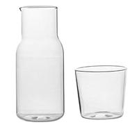 POPETPOP 1Ensemble Carafe Verre Transparent Carafe à Multi Usage Pour Jus Et Lait Pour Maison Et Bureau