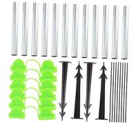 POPETPOP 1ensemble Kit De pour Plantes Accessoires De Tunnel De Culture avec Cerceaux Et Ensemble De Barres Fibre Plastifiée pour Jardinage