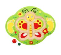 POPETPOP 1Ensemble Plateau Équilibre Bois pour Garçon Fille Sensoriel pour Développement Physique et Mental pour Coordination et Posture Poids Supporté de Convient Aux