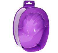 POPETPOP 1Pc Single-layer Soaking Bowl Nail Removal Bowl Rectangular Nail Care(Purple)