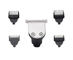 POPETPOP 1pc Tête de Tondeuse à Barbe en Métal Accessoire pour Rasoir Électrique à Barbe Sécurisée Peau 4 Peignes pour Usage Professionnel et Domestique