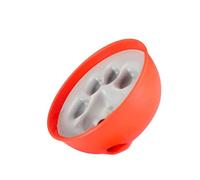 POPETPOP 1pièce Bol Anti-Choke pour Chiens Et Chiots Gamelle De Nourriture Lente Antidérapant Prévention des Vomissements Orange