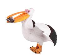 POPETPOP 1Pièce Figurine de Pélican Réaliste Décoratif Oiseau Adorable pour Bureau et Fête Ornement Détails Soignés