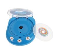 POPETPOP 1pièce Mini CD Player Toy Éducatif Lumineux pour Garçon Fille Jouet De Maison De Simulation sans Pile Modèle Aléatoire Bleu Et Blanc