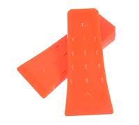 POPETPOP 2 Coins d'Abattage en Plastique Orange 20 CM Cale de Coupe pour Arbres Outil de Bûcheronnage Léger et Solide Accessoires Jardinage pour Coupe Sécurisée du Bois