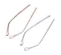 POPETPOP 2 Ensembles Crystal Metal Glasses Replacement Arms Durable Eyeglass Temple Legs For Spectacle Repair Lightweight Comfortable Fit For Office And Study