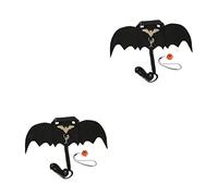 POPETPOP 2 Ensembles Déguisement De Transformation De Lapin Ailes De Chauve-Souris Chien Costume d'halloween De Chat Harnais De Lapin Décor d'halloween Vêtements La Laisse du Chien Feutrine