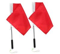 POPETPOP 2 Ensembles Lot de Sets de Drapeaux de Guide pour Garçon et Filles avec Perche Télescopique en Acier Inoxydable et Poignée de Couleur Distincte pour Sorties Scolaires