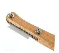 POPETPOP 2 ensembles Outil de Boulangerie Acier Inoxydable avec Lames Remplaçables Couteau Manche Bois Ergonomique pour Découpe et Incision Precise Du Pâtisserie et Toast Accessoire de