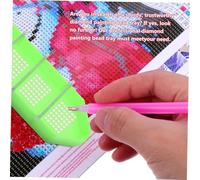 POPETPOP 2 ensembles Plateaux de Séparation pour Perles Diamantées Lot de Transparents et Verts Organisateurs Multi-usages pour Rangement de Strass et Accessoires de Loisirs Créatifs