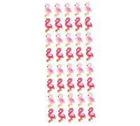POPETPOP 2 Ensembles Resin Bijoux Flamingo Couverture De Téléphone Charmes De Flamant Rose Filles Décor De Coque De Téléphone En Résine Ornement Flamant Rose 40 Pièces * 2