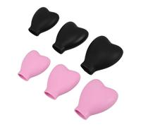 POPETPOP 2 ensembles Set de Protège-pinceaux Silicone Robustes pour Maquillage Housses de Protection Anti-poussière et Eau Rangement Portable pour Voyage Protège Pinceaux Yeux et Visage