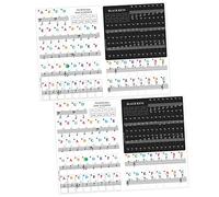 POPETPOP 2 ensembles Stickers Autocollants Transparents pour Clavier de Piano Touches Protection Adhésive Fine Résidu pour Clavier Numérique