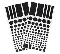 POPETPOP 2 feuilles Autocollants Occultants LED Adhésifs Lumière LED - pour Appareils Électroniques Installation Facile et Protection la Lumière Indésirable