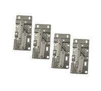 POPETPOP 2 paires Charnières Placards Degrés à Ressort Paumelles Porte Cuisine Fer Robuste Support pour Ouverture Silencieuse et Installation Facile Lot pour Meubles Variés