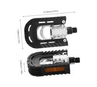 POPETPOP 2 Paires Pédales de Pliables Alliage Aluminium Accessoires Antidérapants Robustes et pour de Route Montagne et Pliant
