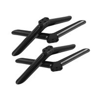 POPETPOP 2 Paires TV Universels Support de avec Vis Base Stable pour Écran Plat Remplacement Pratique pour Téléviseurs Jusqu à Assemblage Rapide et Facile pour Maison