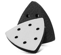 POPETPOP 2 pièces Abrasifs Triangulaires pour Ponceuse Électrique Autocollants Protection Multi-outils Adhésifs pour Ponçage Bois et Pierre Remplacement Rapide