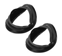 POPETPOP 2 Pièces Anneau en Caoutchouc Noir pour Bac à Shampoing, Joint D'étanchéité Robuste et Pièce de Rechange pour Lit de Shampoing en Céramique, Adapté aux Salons de Coiffure