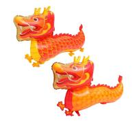 POPETPOP 2 pièces Ballons Dragon Gonflables pour Décoration Fête An Chinois et Anniversaire Ballons Forme Dragon et Résistants pour Ambiance Festive
