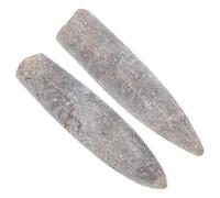 POPETPOP 2 pièces Belemnite Naturel pour Décoration et Enseignement Spécimens Fossiles Éducatifs Ornements Épifaune pour de Géologie