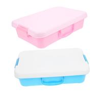 POPETPOP 2 Pièces Boîte à Plateau De Sable Portable Couvercle Table De Sable Bac à Sable Enfant en Âge Classe Bac à Sable Portable Pliable Jouer Plateaux Couverture Enfants Abdos