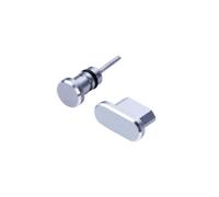 POPETPOP 2 pièces Bouchons Poussière pour Prise et Port Micro USB Protection Durable Compatible Edge Honor Gris