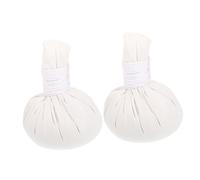 POPETPOP 2 pièces Boules de Massage Chinoises Pochons Herbes Naturelles pour Spa Massage Corps et Compresses Chaudes Soulagement Stress et Acupression Familial