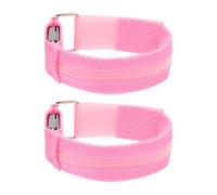 POPETPOP 2 pièces Brassards Lumineux LED Rechargeables Accessoire Course Ajustable pour Sécurité et Haute Visibilité Bandes Réfléchissantes pour Bras Poignets et Chevilles Lumière de