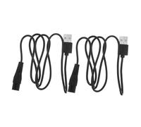 POPETPOP 2 pièces Câble de Charge USB pour Rasoir Électrique Cordon Dalimentation de Rechange pour Tondeuse de Précision Accessoire de Charge Pratique