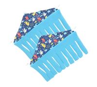 POPETPOP 2 pièces Cachette pour Petits Animaux avec Franges Refuge Suspendu et Décor Habitat pour Cochons Hamsters Petits Mammifères et Furets Confortable et Respirant