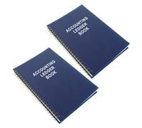 POPETPOP 2 Pièces Carnet de Suivi des Dépenses et Dépôts, Papier PP Bleu | Registre Portable pour Finances, Résiste aux Bavures D’encre, Organisation Pratique des Comptes
