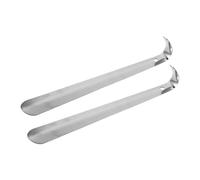 POPETPOP 2 Pièces Chaussure à Enfiler Inox pour Hommes Seniors Garçon Fille Outil Antidérapant Protège Chaussures Aide Pratique pour Enfiler sans Plier