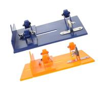 POPETPOP 2 Pièces Coupe-bouteille en Verre Réglable pour Projets Créatifs à Domicile, Découpe Précise et Profondeur Constante Lame en Verre et Limiteur Intégré, Bleu ou Jaune