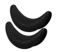 POPETPOP 2 pièces Coussin Repose-cou Pour Bac Shampooing Noir Appui-tête Doux Et Antidérapant Pour Salon Coiffure Oreiller Confortable Matériau Peau-friendly Pour Lavage Cheveux Spa Maison