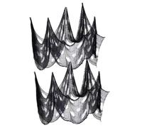 POPETPOP 2 pièces Creepy Cloth Halloween Suspended Decoration Spooky Gauze for Haunted House Window Wall Draping Party Scene Decor