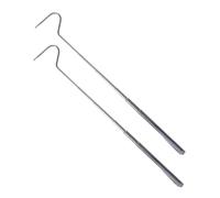 POPETPOP 2 pièces Crochet de Serpent Télescopique Inoxydable Outil pour Capture et Manipulation Sécurisée des Reptiles Lot