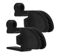 POPETPOP 2 pièces Crochets Pare-battages Réglables Nylon Clips de Protection pour Bateaux Pontons Accessoires de Quais et Pare-Chocs Multiples Lot de Noir
