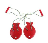 POPETPOP 2 Pièces Échasses D’équilibre, Poisson en Plastique Rouge | Base Antidérapante, Corde Réglable, Usage Intérieur et Extérieur, pour Maternelle, Coordination Motrice