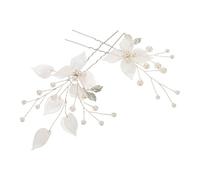 POPETPOP 2 Pièces Épingles à Cheveux Mariage Perle Épingle à Cheveux Mariée Demoiselle Honneur Mariage Perle