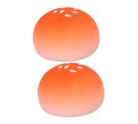 POPETPOP 2 Pièces Éponges Maquillage Forme de Non Absorbantes Sec Humide pour Application Précise Blender Visage Adapté