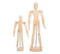 POPETPOP 2 Pièces Figure Humaine Poseable pour Esquisse Peinture et Modélisation Outil Artistique Durable pour Création Personnalisée