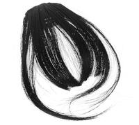 POPETPOP 2 pièces Frange Clip Femme Naturelle Invisible Sans Trace Extension Cheveux Postiche Léger Pour Visages Usage Quotidien et Fêtes