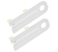 POPETPOP 2 pièces Fusible Thermique Long Blanc pour Sèche-linge Contrôle de Température Sécurisé Compatible Remplacement Lot
