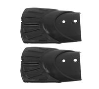POPETPOP 2 Pièces Garde-Boue de Roue de Vélo en Caoutchouc, et Arrière | Bavette Noire, Texture Renforcée, Réduit les Projections D’eau Boue, pour Roue Arrière