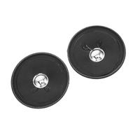 POPETPOP 2 Pièces Haut-Parleur Large Bande 3,5 Pouces 8 Ω 3w, Cône Papier | Alliage, Structure Ronde à Aimant Externe, Remplacement Compatible, pour Radios de Chevet et Petits Coffrets
